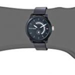 Tommy Hilfiger Men's Quartz Watch with Leather Calfskin Strap, Black, 18.8