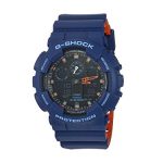 Casio Men's G Shock Quartz Watch with Resin Strap, Multi, 28.8 (Model: GA-100L-2ACR)