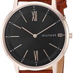 Tommy Hilfiger Men's Casual Stainless Steel Quartz Watch with Leather Strap