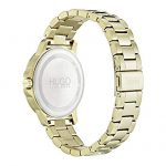 Hugo Men's #Focus Quartz Ice Gold IP and Ice Gold Bracelet Casual Watch, Color: Gold