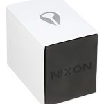 Nixon A028439 rotolog black dial stainless steel bracelet men watch NEW, Teak