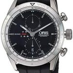 Oris Men's 674 7661 41 74 MB 67476614174MB Black Dial Stainless steel Automatic Movement 44mm