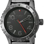 Nixon Men's '46, All Gunmetal' Quartz Stainless Steel Watch, Color:Grey (Model: A916-632-00)