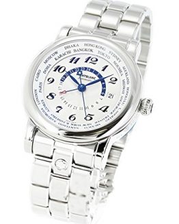 Montblanc 109286 Star World-Time GMT Automatic Men's Steel Watch