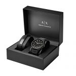 Armani Exchange Men's AX7102 Watch and Strap Gift Set - Timeless Elegance
