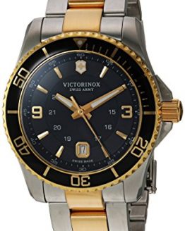 Victorinox Men's Maverick Swiss-Quartz Watch with Two-Tone-Stainless-Steel Strap