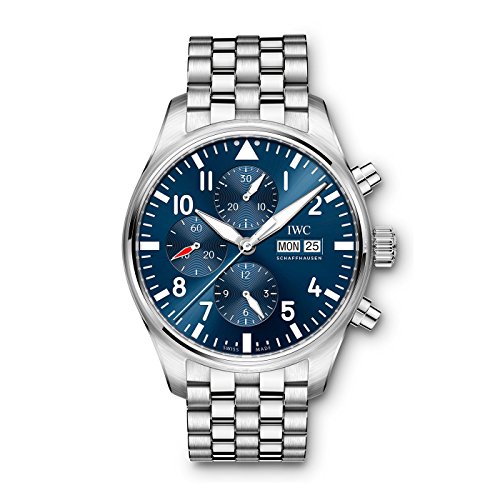 IWC Men's Swiss Quartz Watch with Stainless Steel Strap, Silver (Model: IW377717)