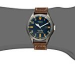 Timex 'Waterbury' Quartz Stainless Steel and Leather Dress Watch