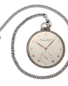 IWC Pocket Watch Mechanical (Hand-Winding) Silver Dial Mens Watch Vintage (Certified Pre-Owned)