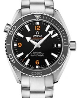 Omega Men's 232.30.42.21.01.003 Planet Ocean Analog Automatic Self Wind Black Dial Watch