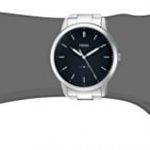 Fossil Men's The Minimalist Quartz Stainless Steel Dress Watch, Color: Silver-Tone