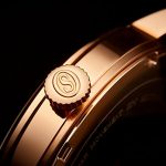 Stührling Original Mens Watches Horween Brown Leather Watch Band - Minimalist Analog Dress Watch