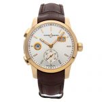 Ulysse Nardin Dual Time Mechanical (Automatic) Silver Dial Mens Watch 3346-126/91 (Certified Pre-Owned)