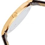 Tissot Men's Analog Quartz Brown Leather Strap Silver Dial Watch