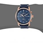 Fossil Men's The The Commuter Stainless Steel Quartz Watch with Leather Calfskin Strap