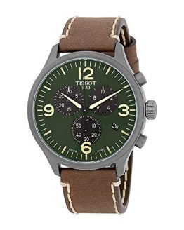 Tissot Men's Chrono XL - T1166173609700 Silver/Brown One Size