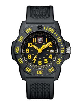 Luminox Navy Seal 3500 Series Black Dial Silicone Strap Men's Watch XS3505L
