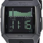 Rip Curl Men's Rifles Stainless Steel Quartz Sport Watch with Polyurethane Strap, Black, 27 (Model: A1136-MID)