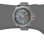 BOSS Orange Men's 'NEW YORK' Quartz Resin and Canvas Casual Watch, Color: Grey