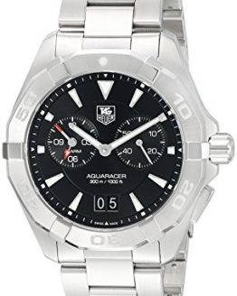 Tag Heuer Aquaracer Chronograph Black Dial Stainless Steel Mens Watch
