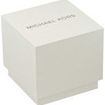 Michael Kors Men's Merrick Quartz Watch with Stainless-Steel-Plated Strap, Gunmetal/Grey/Blue