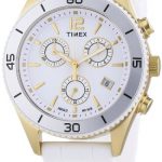 Timex Originals Women's Quartz Watch with White Dial Chronograph Display