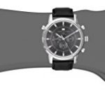 Tommy Hilfiger Men's Sport Luxury Stainless Steel Watch with Black Leather Band