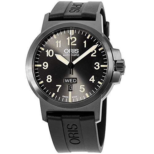 Oris BC3 Grey Dial Silicone Strap Men's Watch 73576414263RS