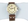 Luminox Field 42mm Ivory Dial Brown Leather Mens Watch
