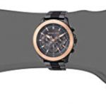 Michael Kors Men's Theroux Quartz Watch with Stainless-Steel-Plated Strap, Black
