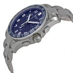 Victorinox Chrono Classic Blue Dial Stainless Steel Mens Watch