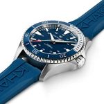 Hamilton Khaki Navy Scuba Auto Men's Watch Blue Rubber Band