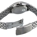 Orient Men's 3 Star Stainless Steel Blue Dial Day Date Automatic Watch