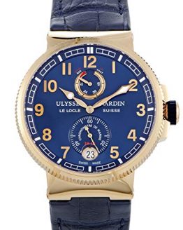 Ulysse Nardin Marine Chronometer Manufacture 18k Rose Gold Watch