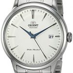 "Orient Men's " Bambino Version 5" Japanese Automatic / Hand-Winding Stainless Steel Bracelet Dial Color: White Model #: RA-AC0005S10A"
