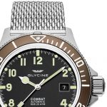 Glycine Combat Sub Automatic Black Dial Mens Watch