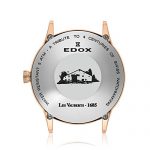 Edox Men's AIR Les Vauberts Analog Display Swiss Automatic Brown Watch