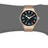 Stuhrling Original Men's Aviator Falcon Eagle Elite Swiss Quartz Rose Tone Watch