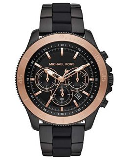 Michael Kors Mens Chronograph Quartz Watch with Stainless Steel Strap MK8666