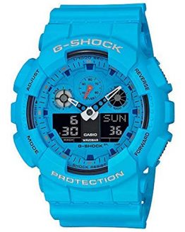 G-Shock by Casio Men's Limited Edition GA100RS-2A Analog-Digital Watch Blue