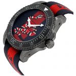 Gucci Dive Blue & Red Dial Nylon Strap Men's Watch