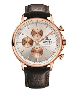 Edox Men's 01120 37R AIR Les Bemonts Analog Display Swiss Automatic Brown Watch