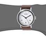 Nixon Men's Stark Stainless Steel Japanese-Quartz Watch with Leather Calfskin Strap, Blue