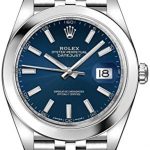 Men's Rolex Datejust 41 Blue Dial Steel Watch on Jubilee Bracelet 126300