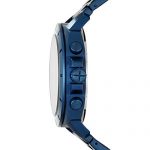 Fossil Men's Quartz Stainless-Steel Strap, Blue, 23.4 Casual Watch