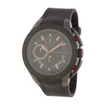 Armani Exchange Black Silicone Chronograph Mens Watch