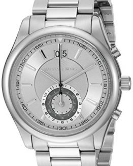 Michael Kors Men's Aiden Silver-Tone Watch MK8417