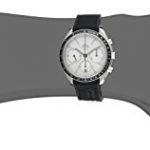 Omega Men's Speed Master Analog Display Automatic Self Wind Silver Watch