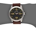 NIXON Men's Corporal Series Analog Quartz Watch / Leather or Canvas Band / 100 M Water Resistant