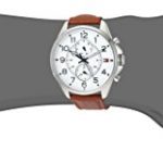 Tommy Hilfiger Men's Quartz and Leather Watch, Color: Brown
